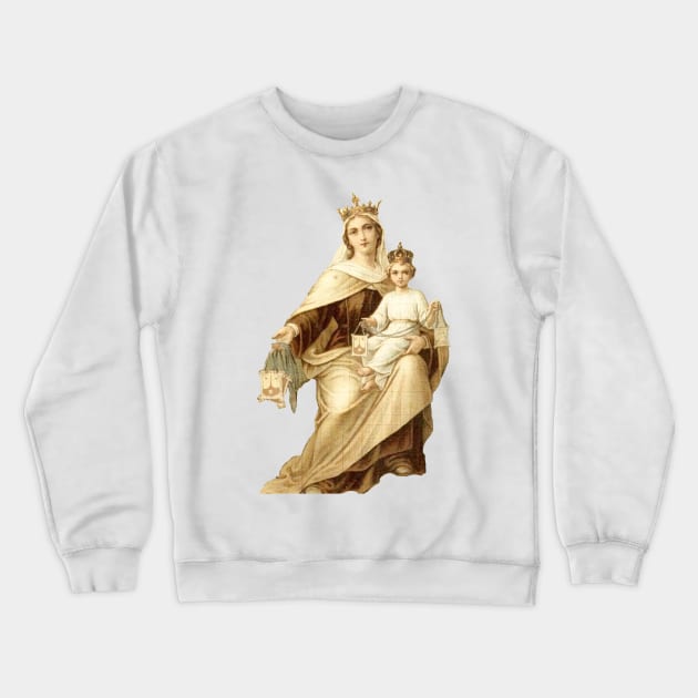 Our Lady of Mount Carmel Crewneck Sweatshirt by big_owl